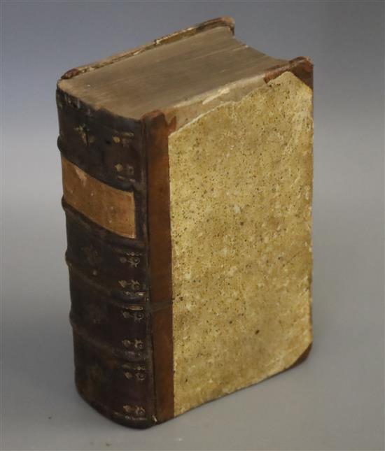 Cicero, Marcus Tullius - Epistolarum Libri XVI, 8vo, contemporary calf, 2 parts in 1, Amsterdam 1684